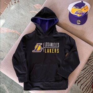 Kids Black LAKERS Hoodie